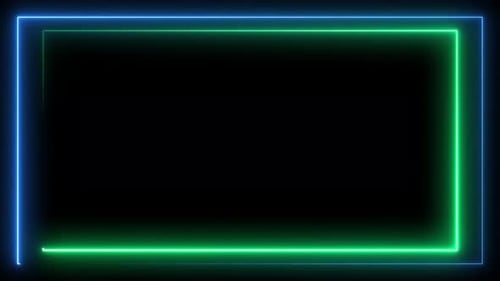 Neon Frame Background Loop