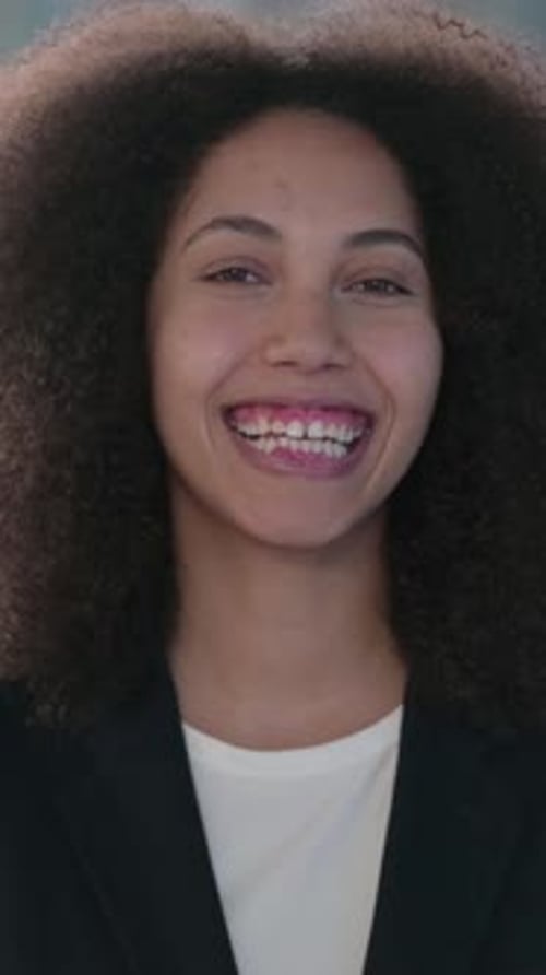 Young Woman Smiles Portrait
