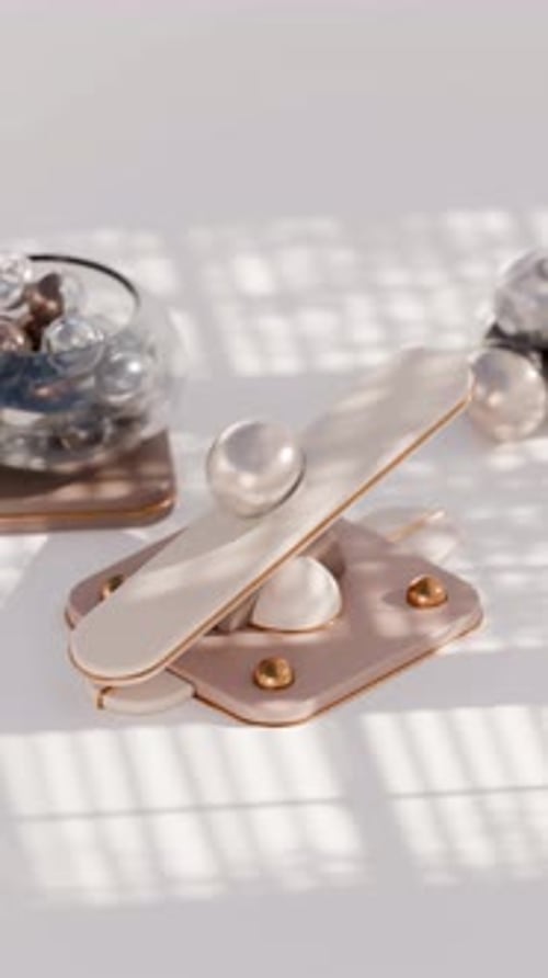 Balancing Marble 3d Loop Animation