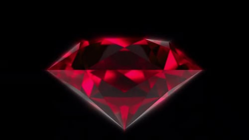 Shiny Red Diamond Cyristal Alpha Loop