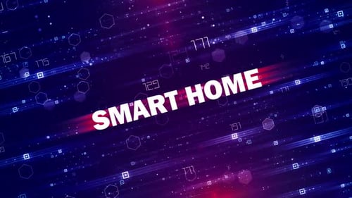 Futuristic Data Grid Animation with Glowing Elements