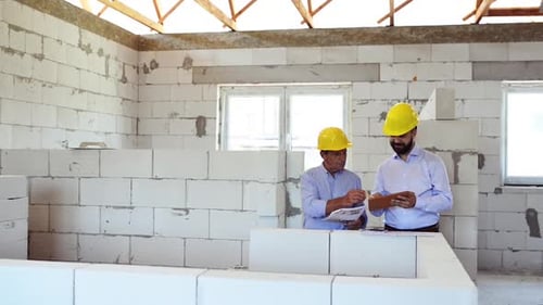Architects or Civil Engineers at the Construction Site