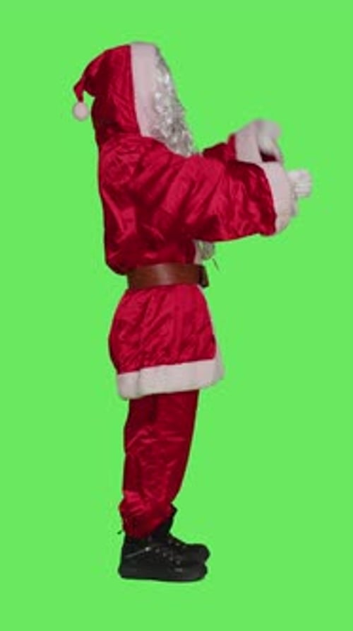 Father Christmas Gives Thumbs Down