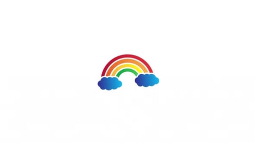 Animated Rainbow icon Alpha Channel
