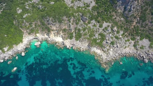 Aerial View Of Fantastic Rocky Coastline 18
