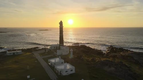 Lighthouse in the Sunset , Stock Footage ft. Lighthouse & sunret - Envato