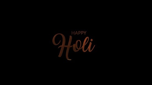 Happy Holi Animation