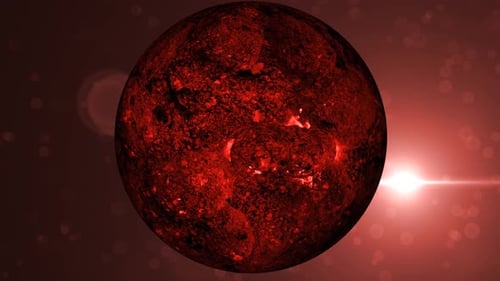 Sun planet animation. 2997
