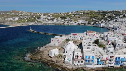 Behold This Stunning Aerial View of Mykonos with Its Breathtakingly Crystal Clear Waters