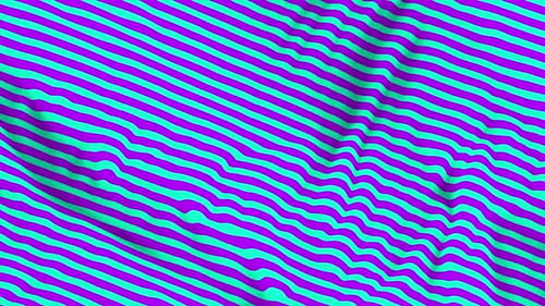 Animated Pattern With Symmetric Geometric Ornament