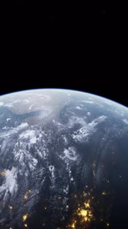 Earth From Space Night View