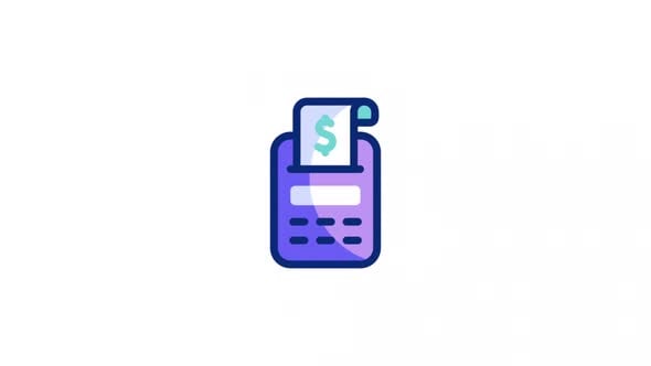 Calculate Cost Animated Alpha Icons, Elements Motion Graphics ft ...