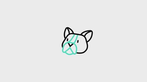 French Bulldog Animated Icon