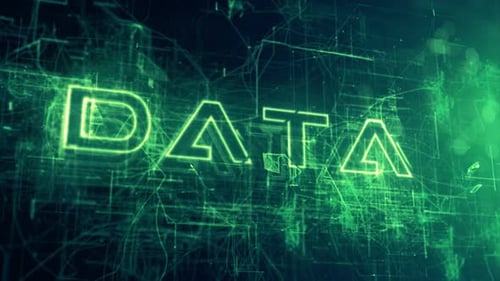 Digital Sci Fi Data Background Data