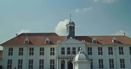 Jakarta, 25 septembre 2021, Vue aérienne du dôme du monument historique de Jakarta