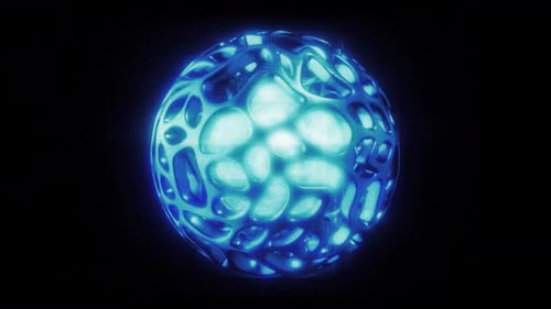 Holographische leuchtende Kugelform