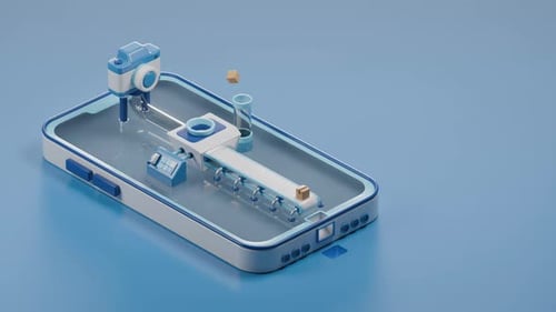 3D-Loop — Befriedigende Online-Shopping-Animation