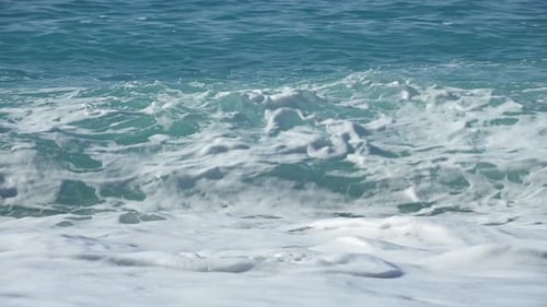 Beautiful Sea Coast with Refreshing Waves