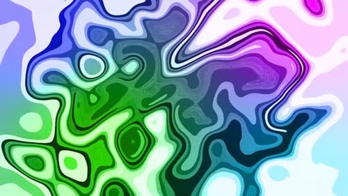 Abstract Colorful Fluid Shape Morphing Background Loop