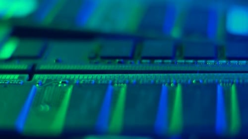 Computer-RAM-Speichersticks, Nahaufnahme