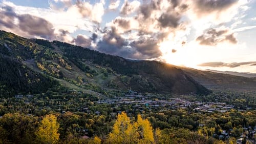 Herbstfarben in Aspen, Colorado