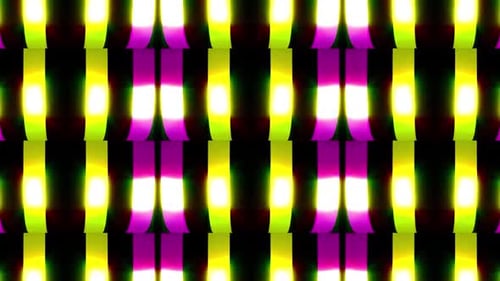 Abstract Neon Glowing Stripes Looping Background