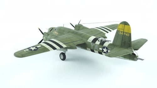 Martin B Twenty Six Marauder American Medium Bomber Assembly Model.
