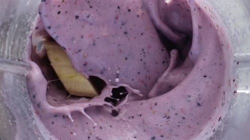 Berry Smoothie Blend Super Slow Motion