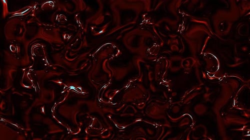 Dark Red Glossy Liquid Swirl Background Animation