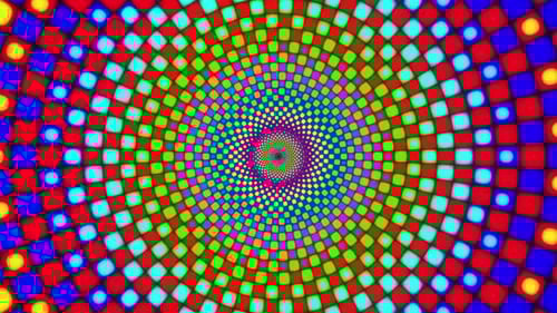 VJ Dance Colorful Looping Gradient Background For for Music Festival, Bar and Night Club 3d render