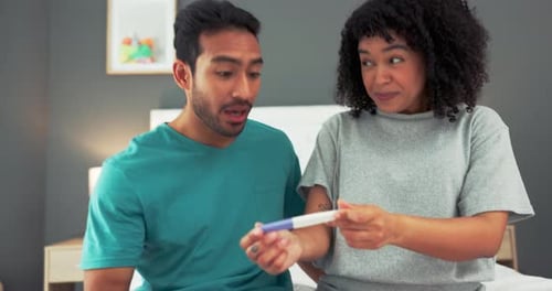 Excited Couple Find Out About Pregnancy