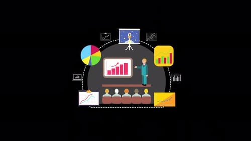 Presentation Project Animation Alpha Channel 4K