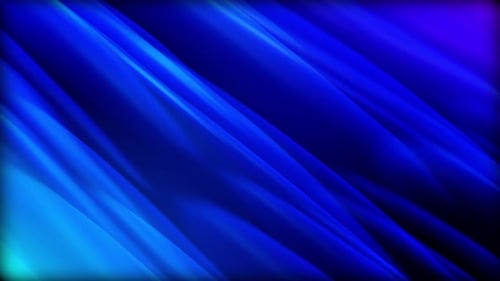 Abstract Blue Flowing Diagonal Lines Background Loop