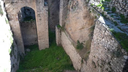 piscina de Bethesda em Israel, local de cura bíblica, vista panorâmica