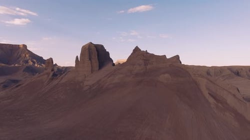 Luftaufnahme der Wüstenlandschaft von Utah, Vereinigte Staaten.