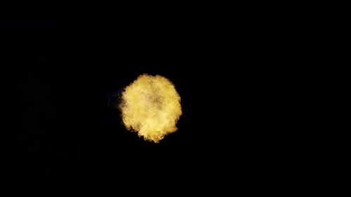 Burn Collection: A flare-up of fire burst from a window on a black background shot at 120fps