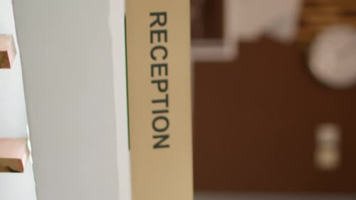 Vertical Video Empty Luxurious Hotel Lounge Area