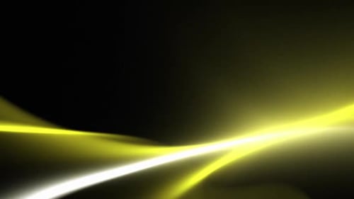 Abstract Smooth Glowing Fluid Lines Motion Background