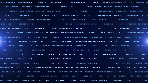 Abstract dark blue digital grid data communication technology