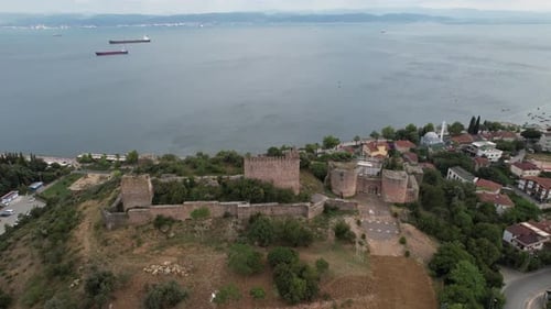 Aerial Medieval Castle