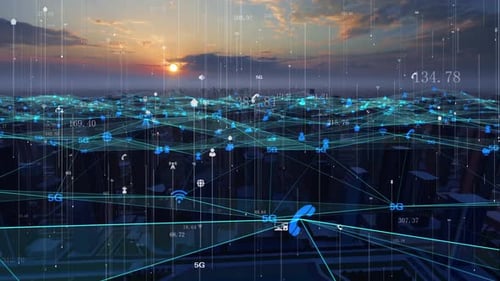 Big Data And Internet Smart City Covered By 5g Network