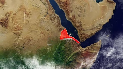 Animated Global Map Zoom to Country and City Highlight