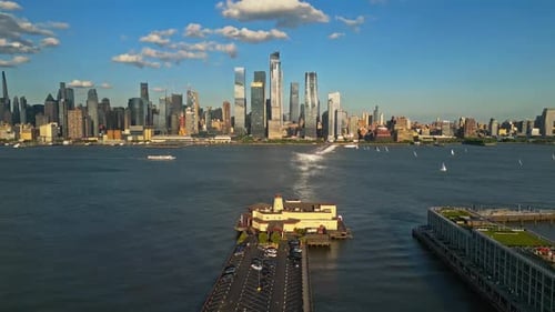 NYC The Skyline of New York City New York Manhattan Panorama From Drone NYC Aerial Skyline USA
