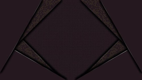 Elegant Corporate Diamond Shape Gold Particles Background