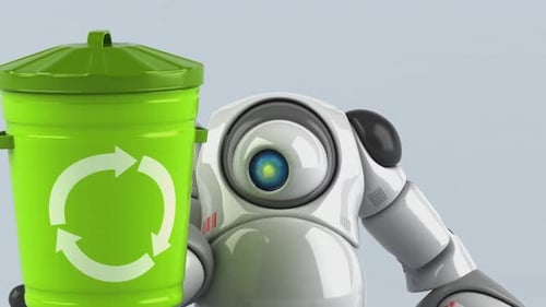 Großer Roboter - 3D-Animation