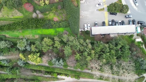 Istanbul Zorlu Center shopping and residential landmark, apartments reveal shot