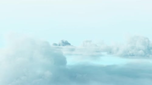 Smooth Cloud Fly-Through Reveal Animation for Titles and Backgrounds