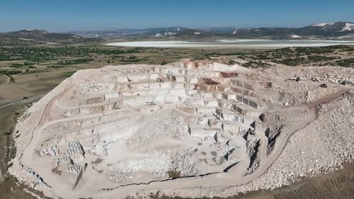 White Marble Quarry At The Foot Of The Mountain 2