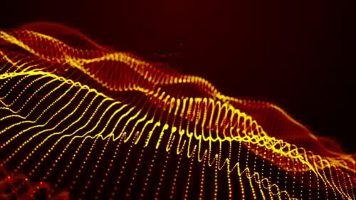 Particle Wave Background Loop Golden V2