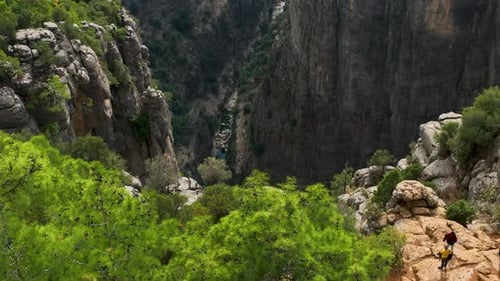 A Beautiful Popular Canyon Where There are Always a Lot of Tourists